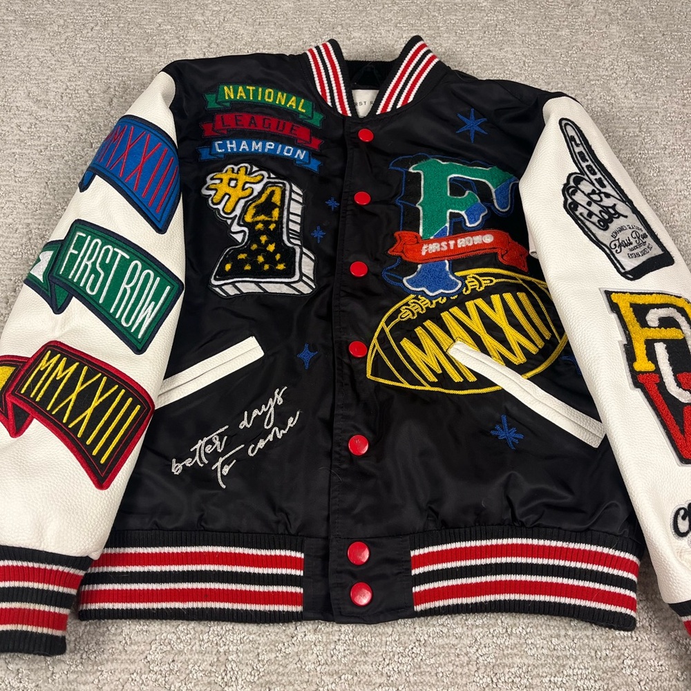 First Row Varsity Jacket Multicolor - image 2